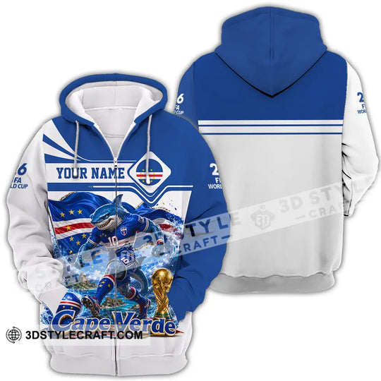 Unisex Shirt - Custom Cape Verde World Cup 2026 Shirt style option 4