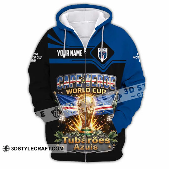 Unisex Shirt - Custom Cape Verde World Cup 2026 Shirt style option 3