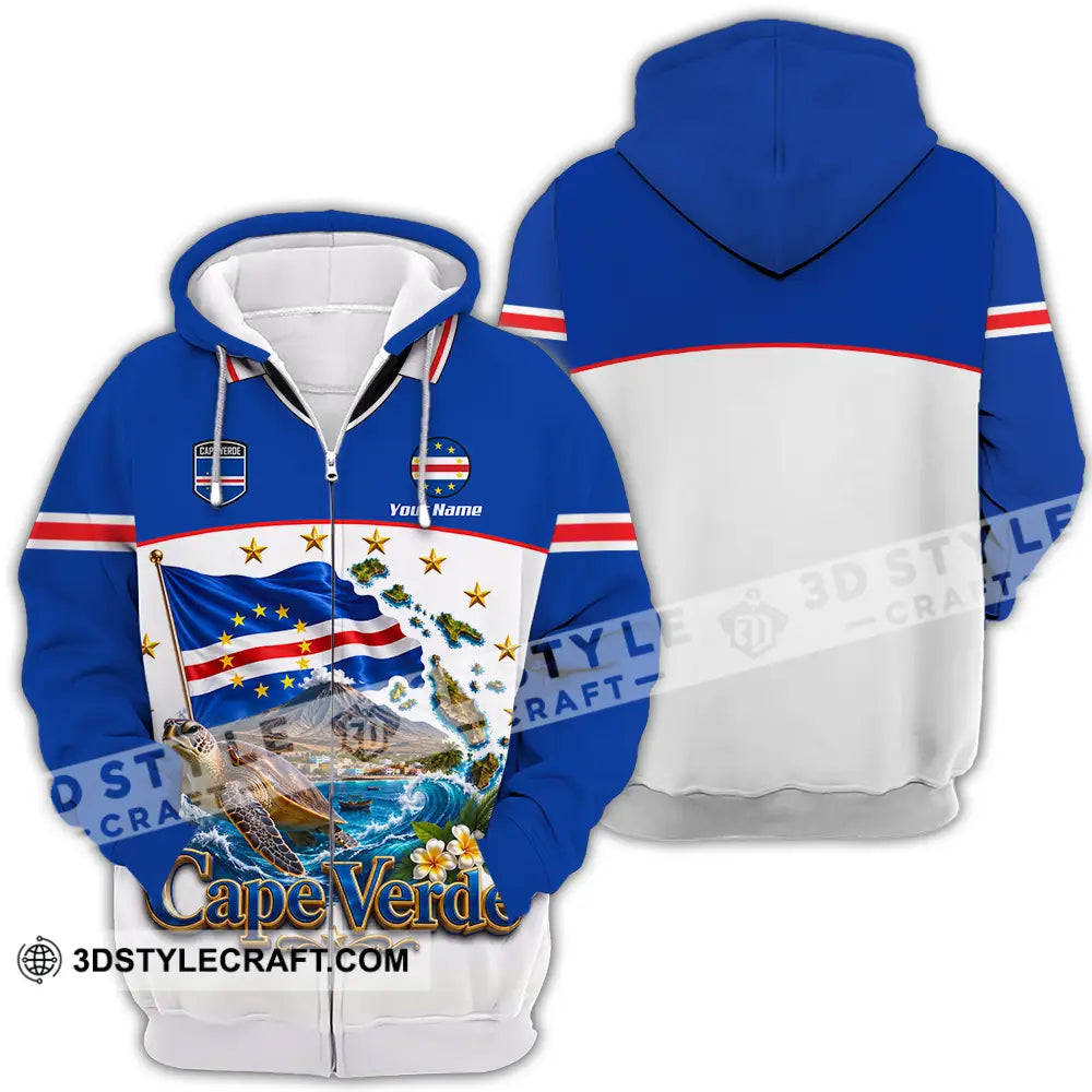 Unisex Shirt - Custom Cape Verde Shirt - Zipper Hoodie / S - T-shirt