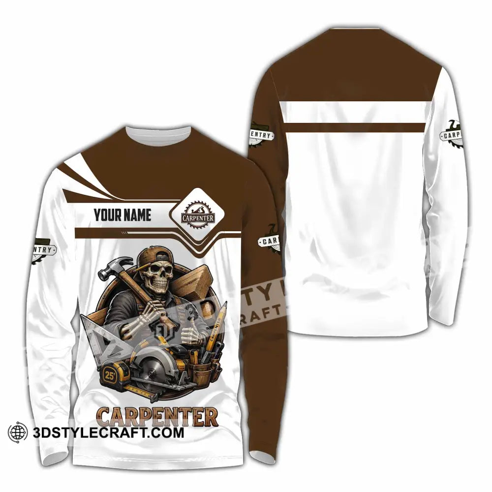 Unisex Shirt - Custom Carpenter Shirt - Long Sleeve Shirt / S - T-shirt