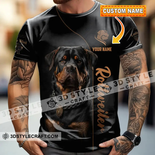 Unisex Shirt - Custom Castle Black Rottweilers Dog Shirt style option 1