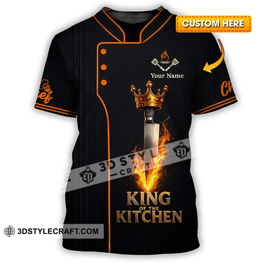 Unisex Shirt - Custom Chef King Kitchen 3D Shirt style option 1