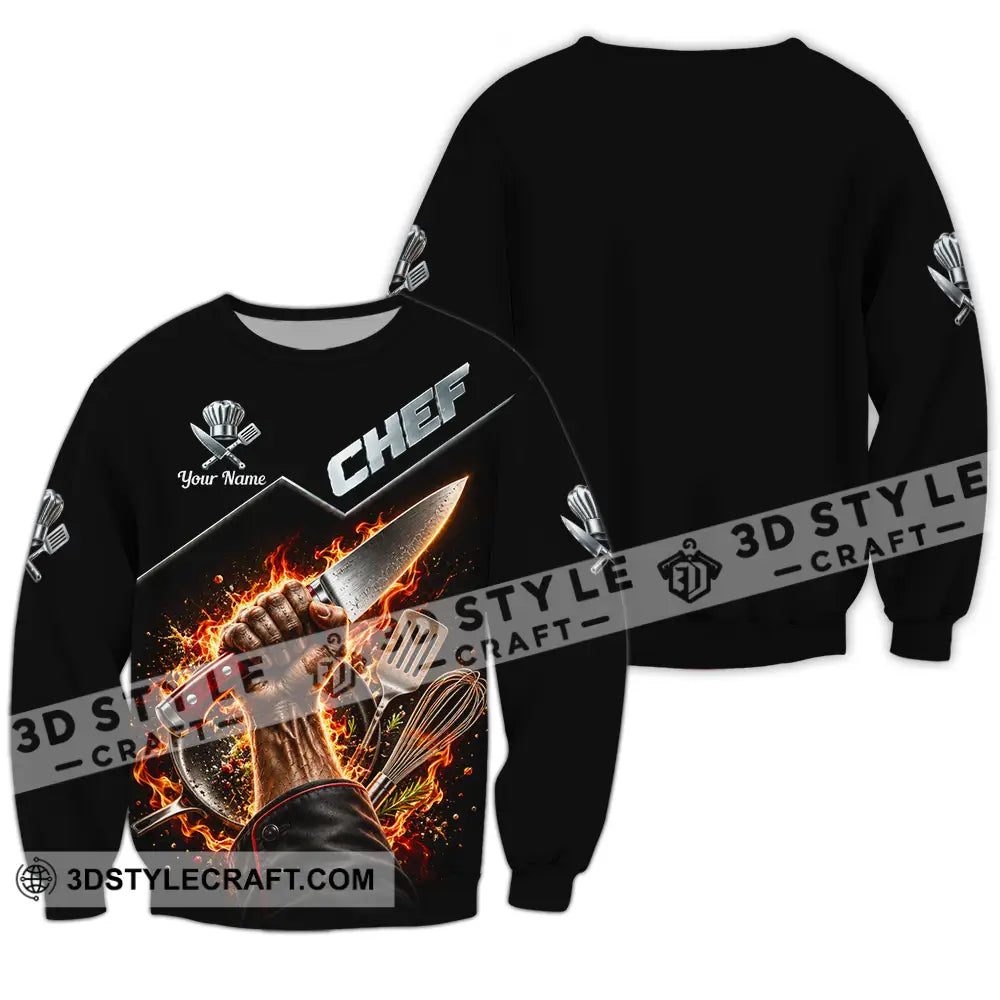 Unisex Shirt - Custom Chef Shirt - Long Sleeve / S - T-shirt