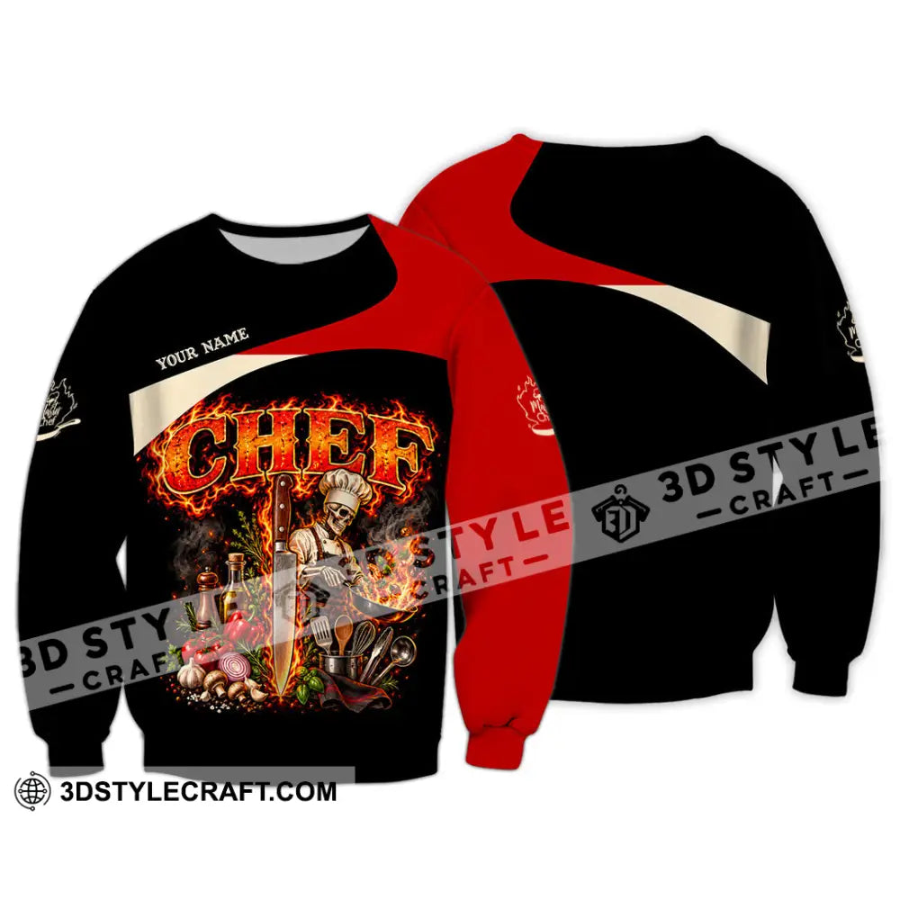 Unisex Shirt - Custom Chef Shirt - Long Sleeve / S - T-shirt