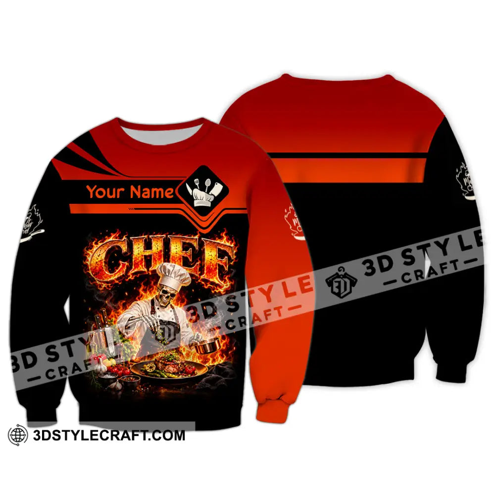 Unisex Shirt - Custom Chef Shirt - Long Sleeve / S - T-shirt