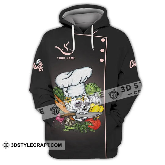 Unisex Shirt - Custom Chef Name Shirt - Chef Shirt - Chef Name, Gift For Kitchen Lover, Bone Chef style option 3