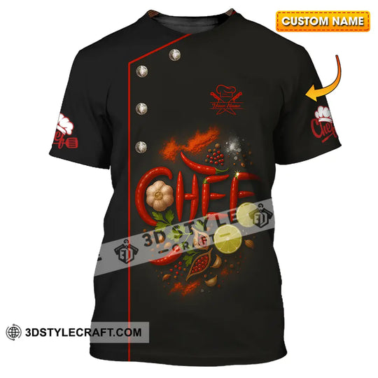 Unisex Shirt - Custom Chef Shirt style option 1