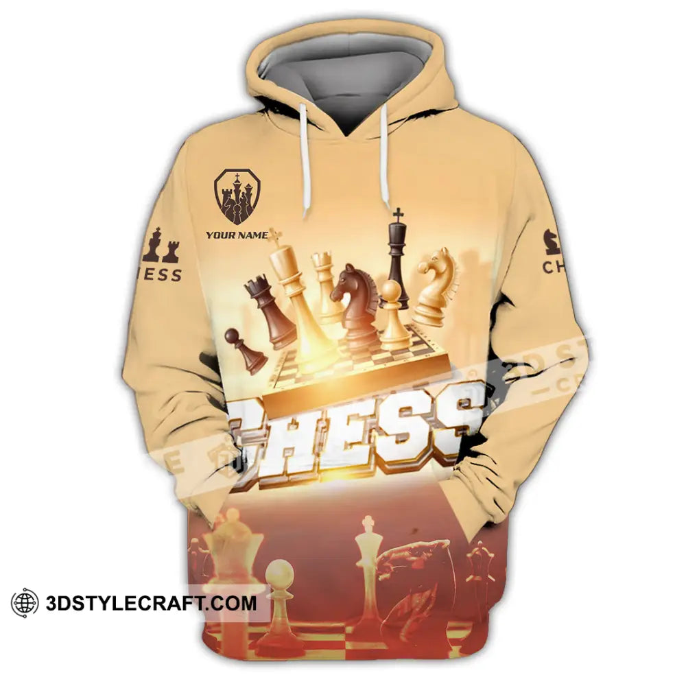 Unisex Shirt - Custom Chess 3D Shirt - Hoodie / S - T-shirt