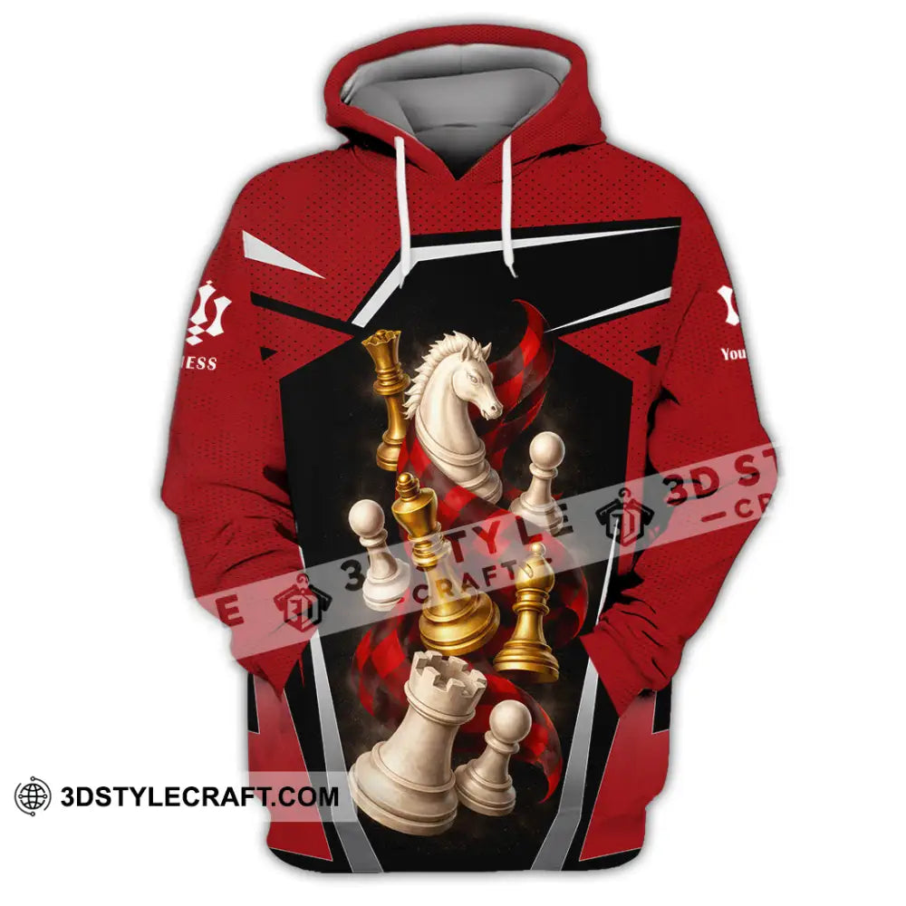 Unisex Shirt - Custom Chess 3D Shirt Hoodie / S T-shirt