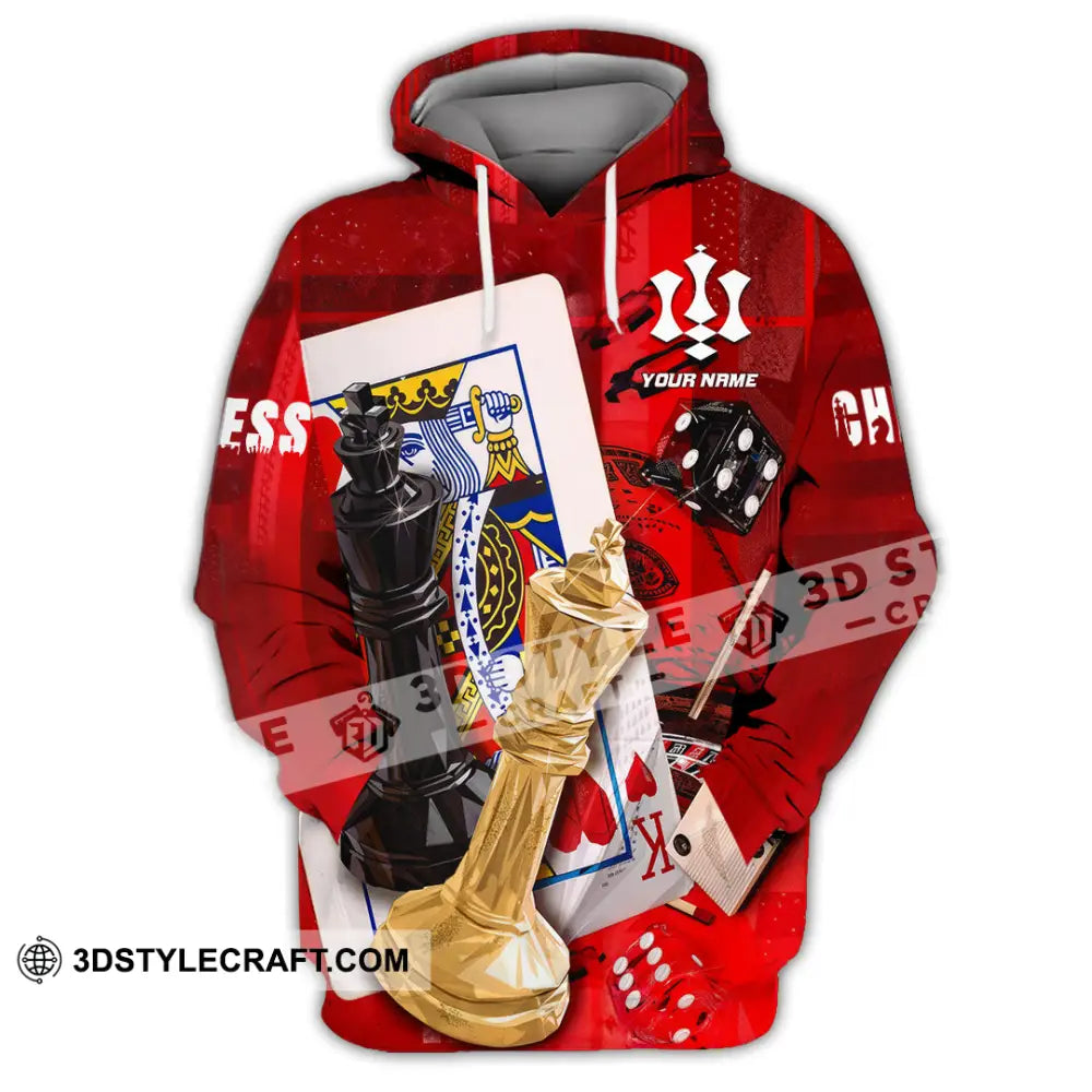 Unisex Shirt - Custom Chess 3D Shirt Hoodie / S T-shirt