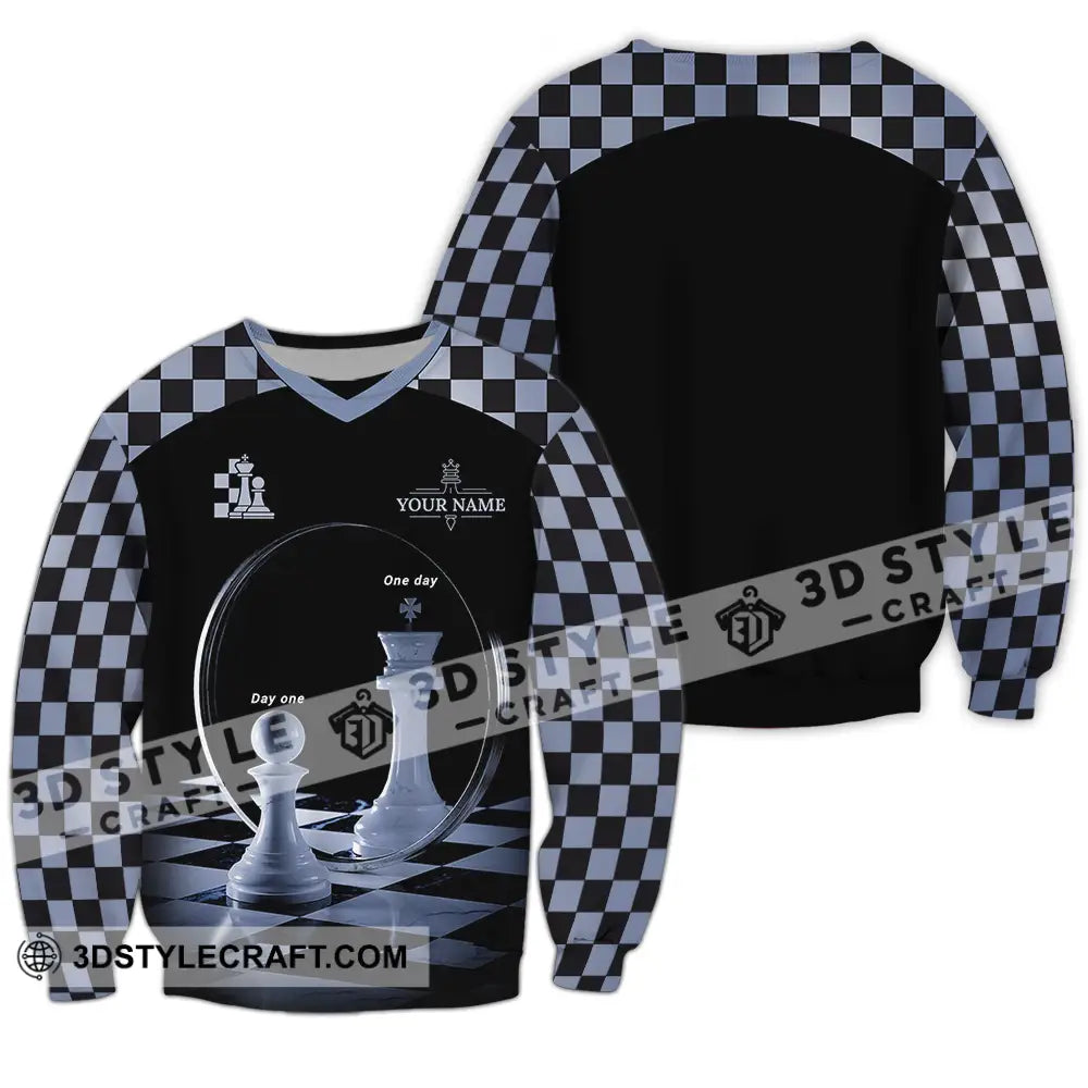Unisex Shirt - Custom Chess 3D Shirt Long Sleeve / S T-shirt
