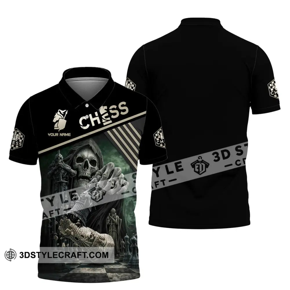 Unisex Shirt - Custom Chess 3D Shirt Polo Shirt / S T-shirt
