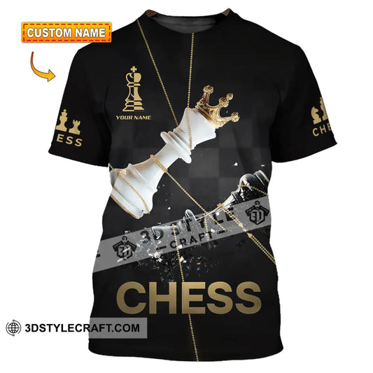 Unisex Shirt - Custom Chess 3D Shirt - T-shirt