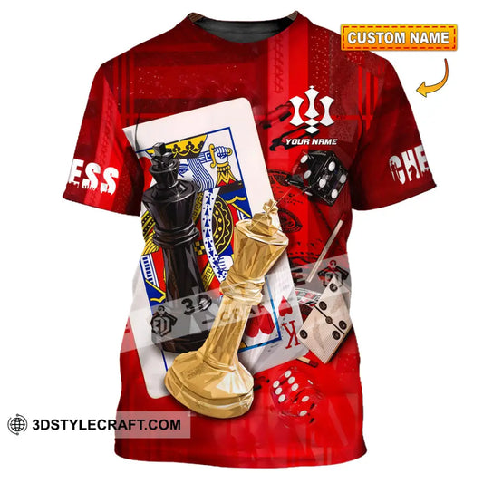 Unisex Shirt - Custom Chess 3D Shirt T-shirt