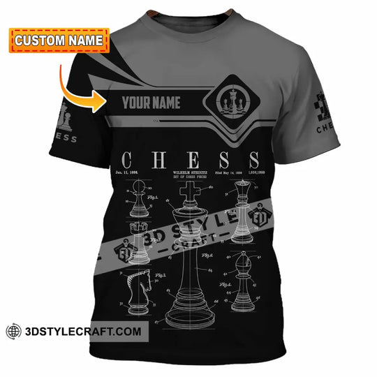 Unisex Shirt - Custom Chess 3D Shirt style option 1