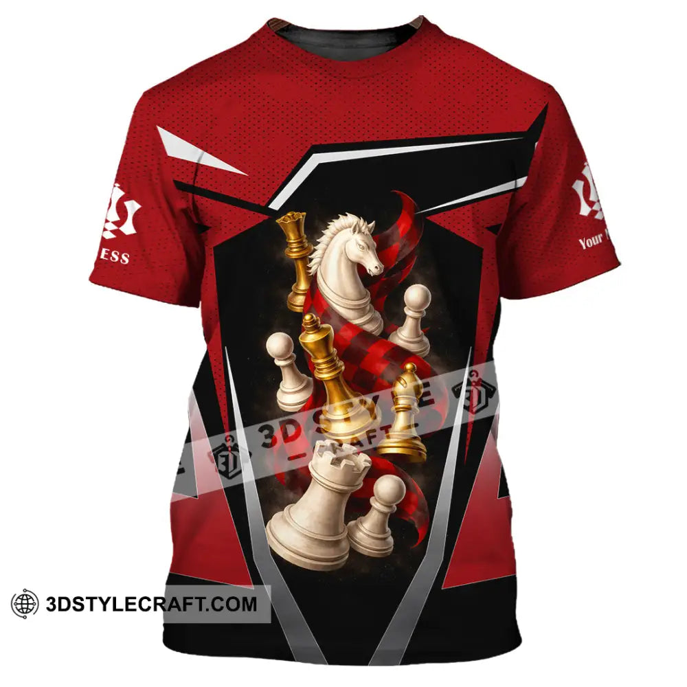 Unisex Shirt - Custom Chess 3D Shirt T-Shirt / S T-shirt