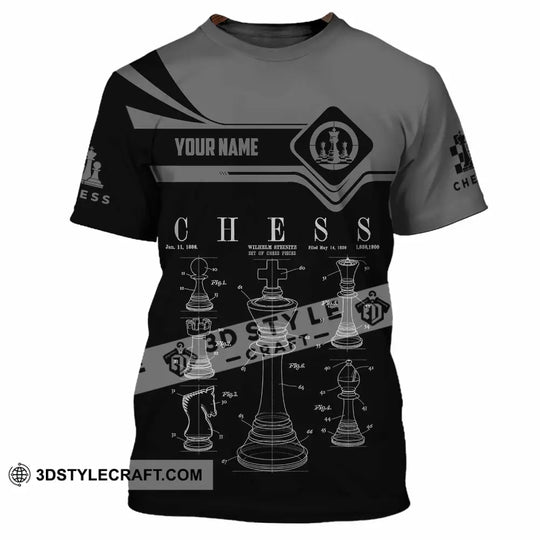 Unisex Shirt - Custom Chess 3D Shirt style option 4