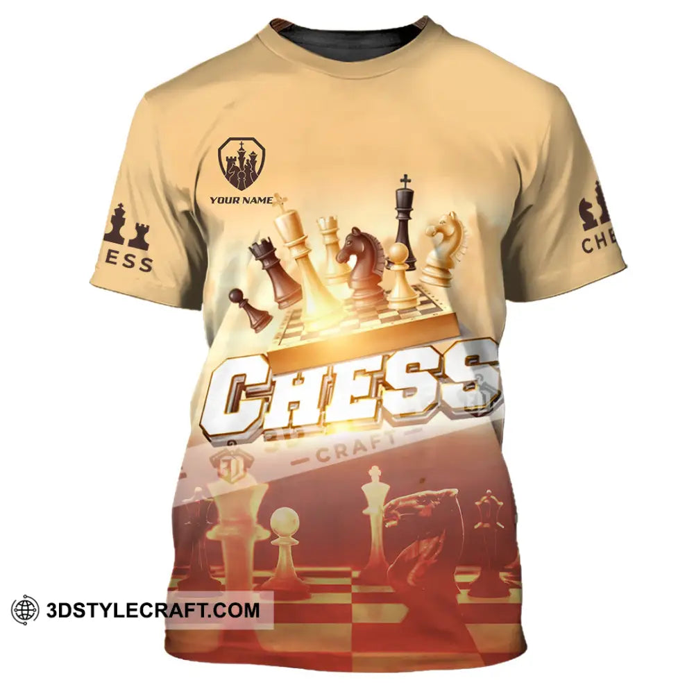 Unisex Shirt - Custom Chess 3D Shirt - T-Shirt / S - T-shirt