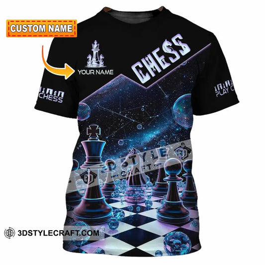 Unisex Shirt - Custom Chess Galaxy Sport Shirt T-shirt