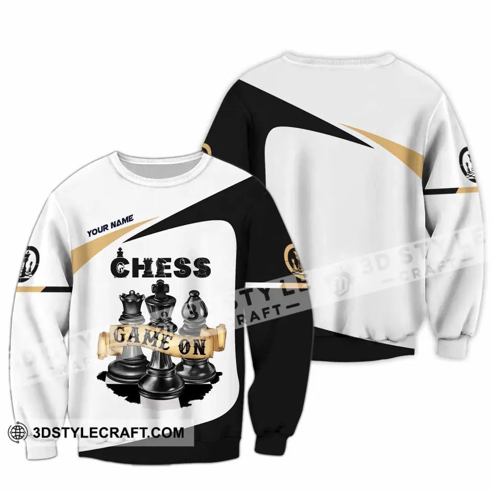 Unisex Shirt - Custom Chess Game On Shirt Long Sleeve / S T-shirt