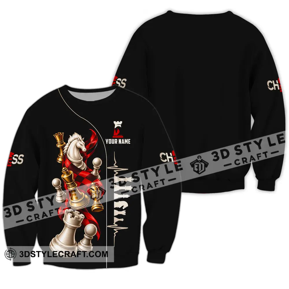 Unisex Shirt - Custom Chess Shirt - Long Sleeve / S - T-shirt