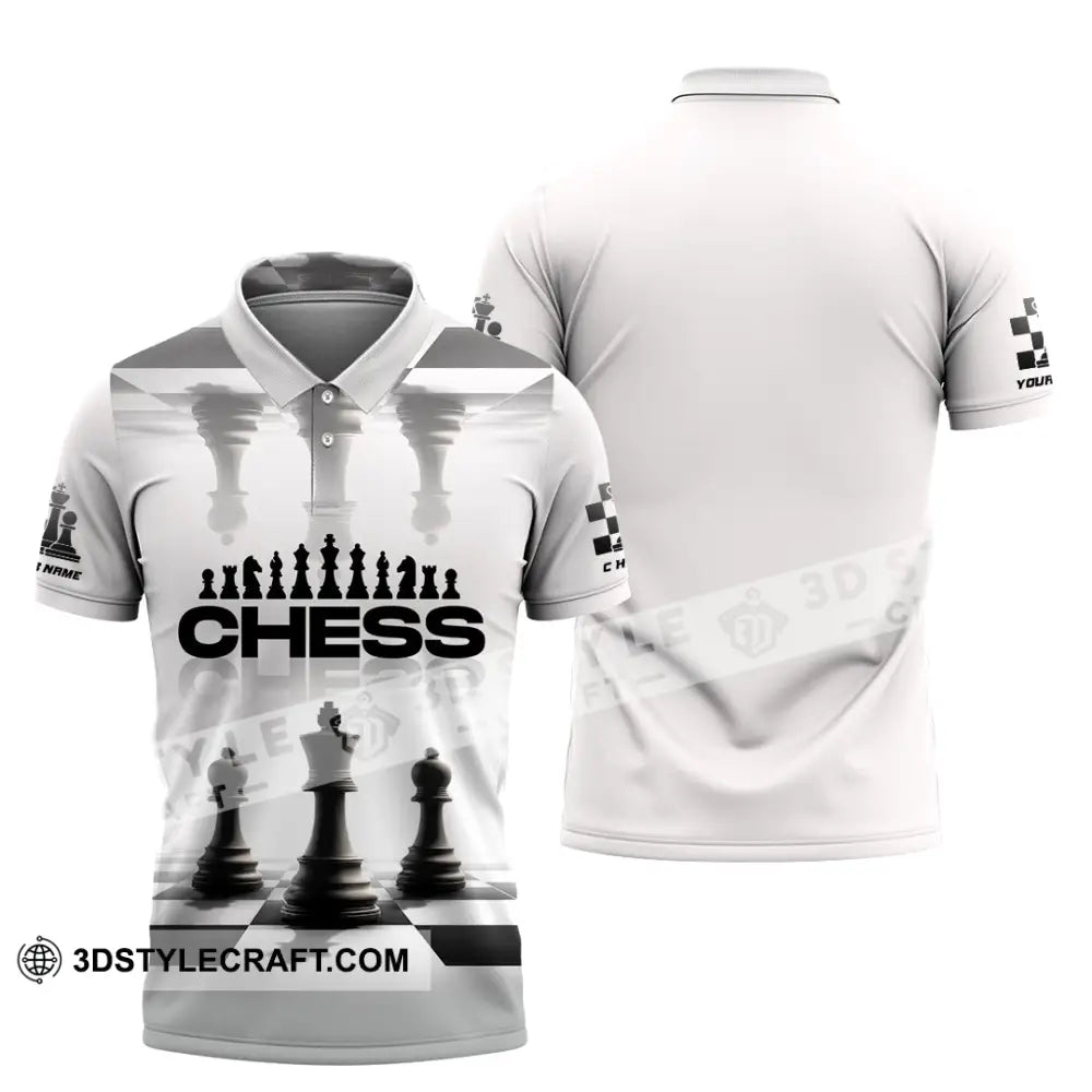 Unisex Shirt - Custom Chess Lover 3D Shirt Polo Shirt / S T-shirt