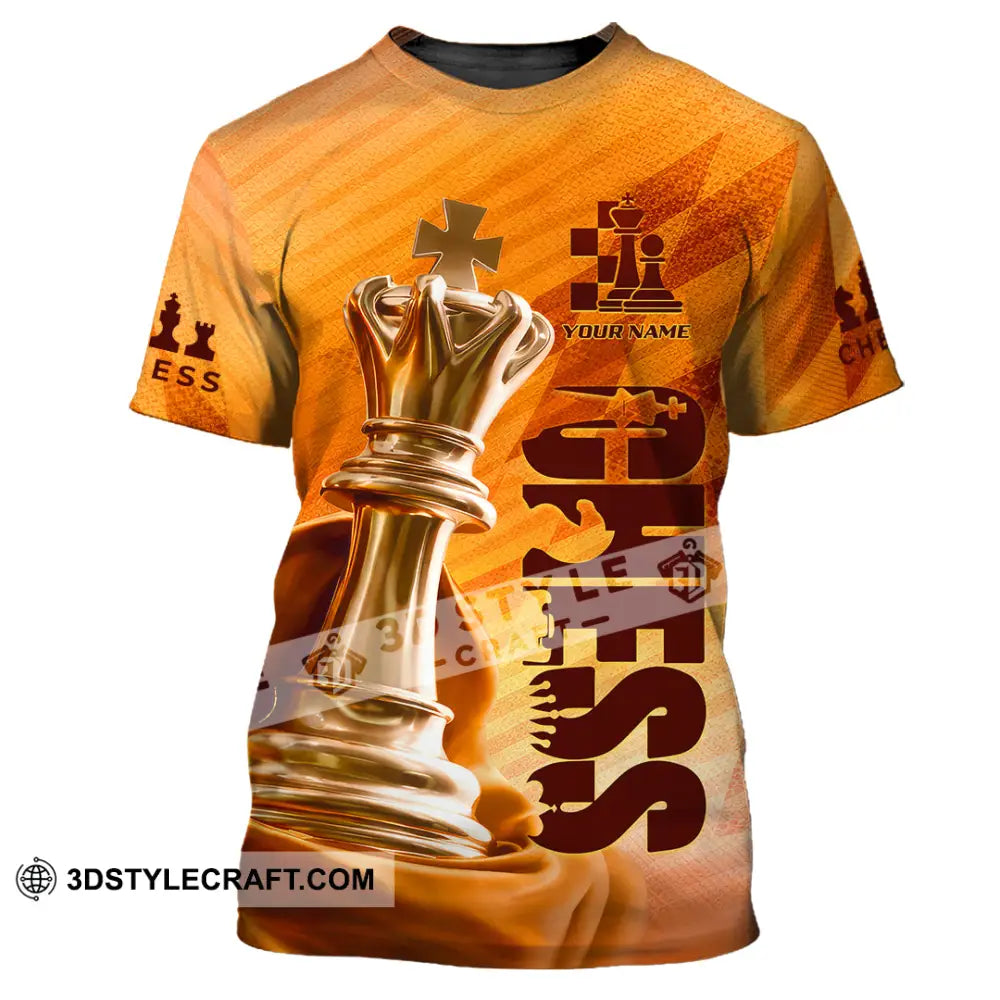Unisex Shirt - Custom Chess Lover 3D Shirt - T-Shirt / S - T-shirt