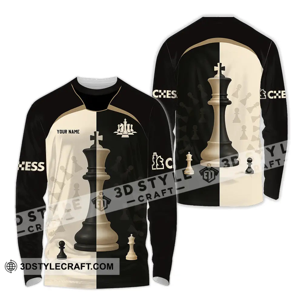 Unisex Shirt - Custom Chess Lover Shirt International Chess Day Long Sleeve Shirt / S T-shirt