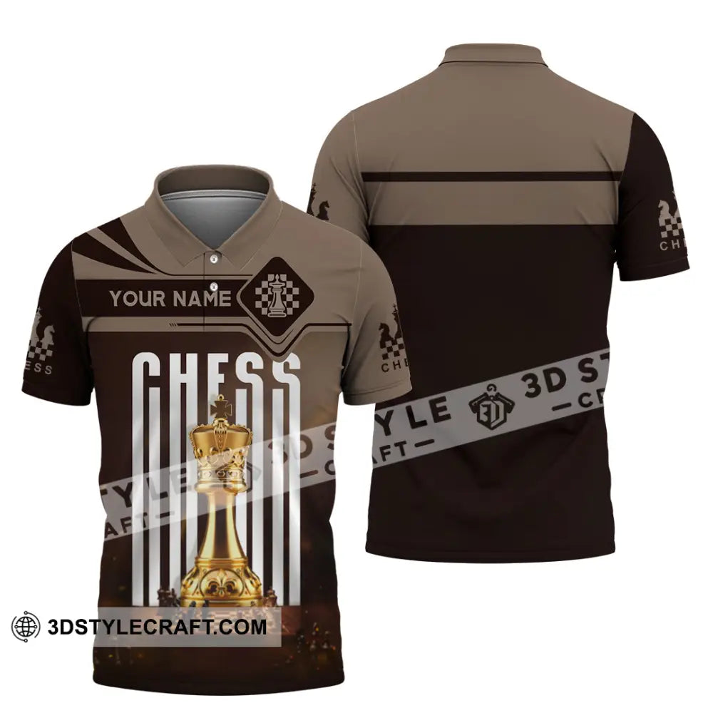 Unisex Shirt - Custom Chess Player 3D Shirt Polo Shirt / S T-shirt