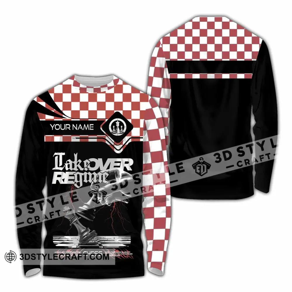 Unisex Shirt - Custom Chess Sport Shirt Long Sleeve Shirt / S T-shirt