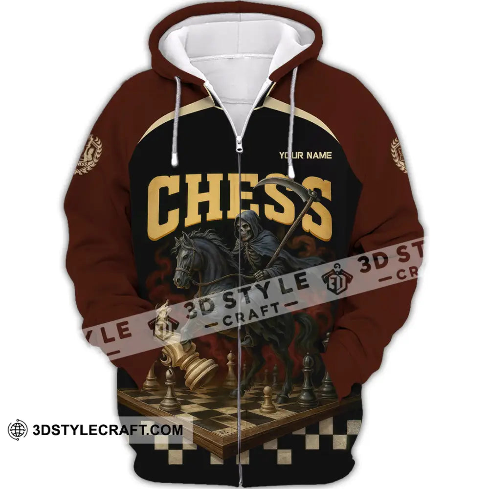 Unisex Shirt - Custom Chess Sport Shirt Zipper Hoodie / S T-shirt