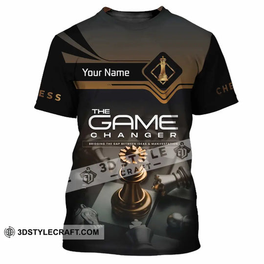 Unisex Shirt - Custom Chess The Game Changer 3D Shirt style option 4