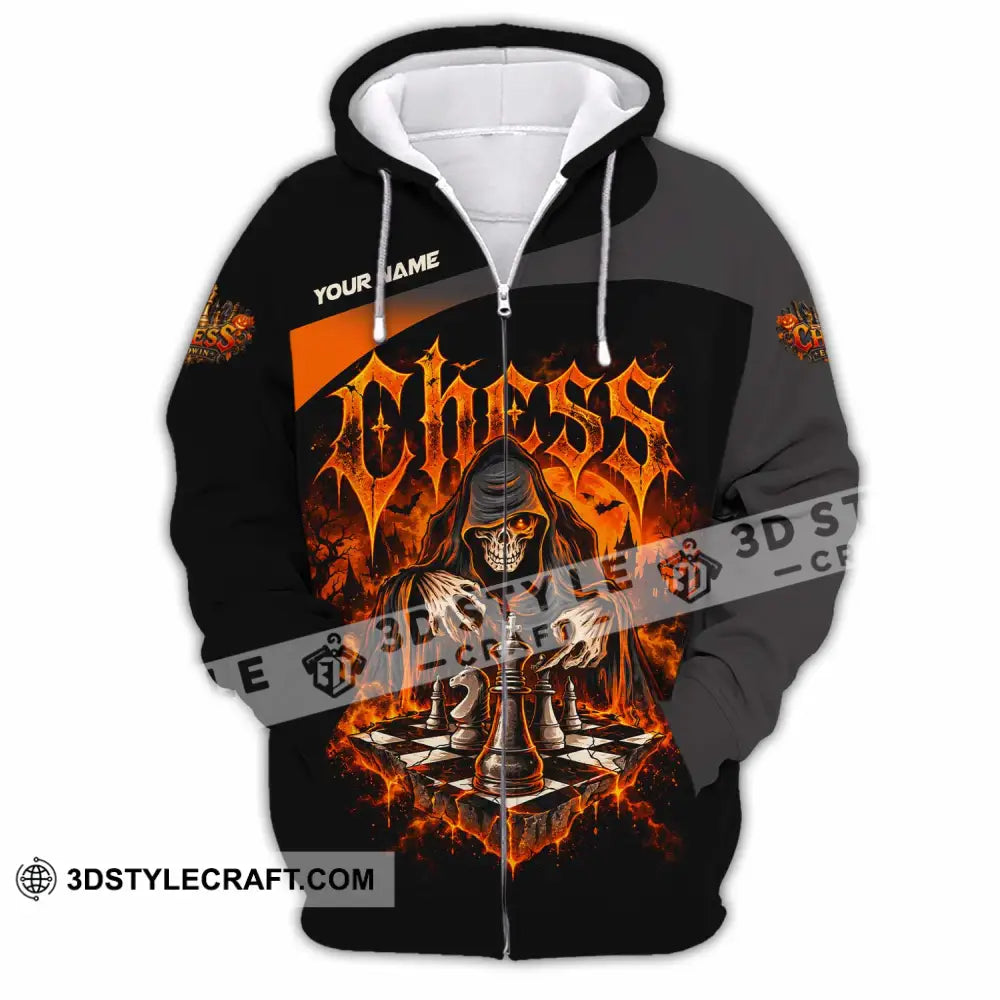 Unisex Shirt - Custom Chess Shirt - Zipper Hoodie / S - T-shirt