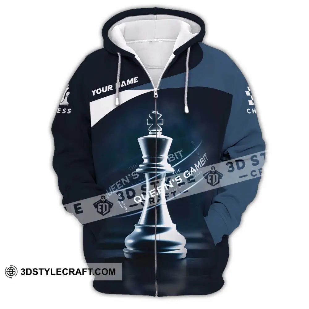 Unisex Shirt Custom Chess Shirt Zipper Hoodie / S T shirt