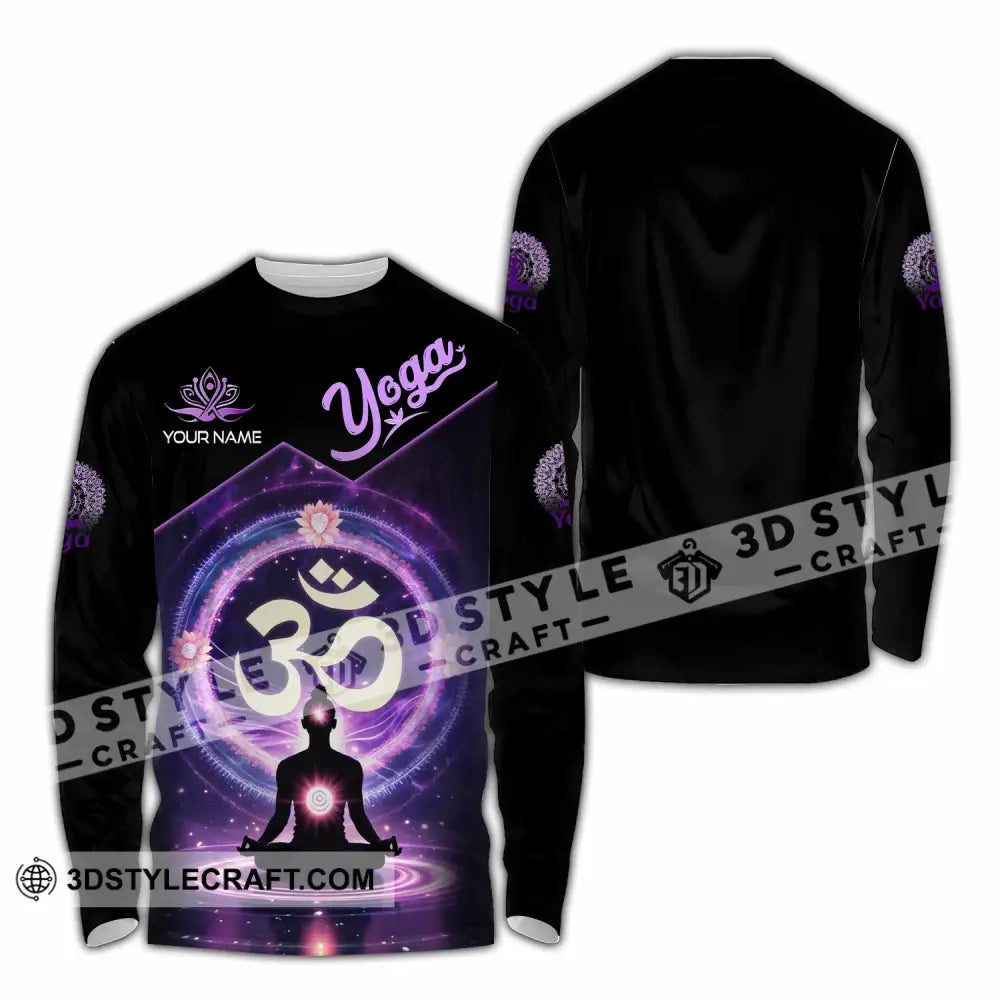 Unisex Shirt - Custom Chill Relax Yoga Shirt Long Sleeve Shirt / S T-shirt