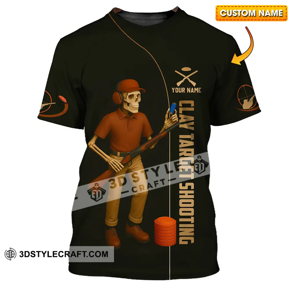 Unisex Shirt - Custom Clay Target Shooting Shirt T-shirt