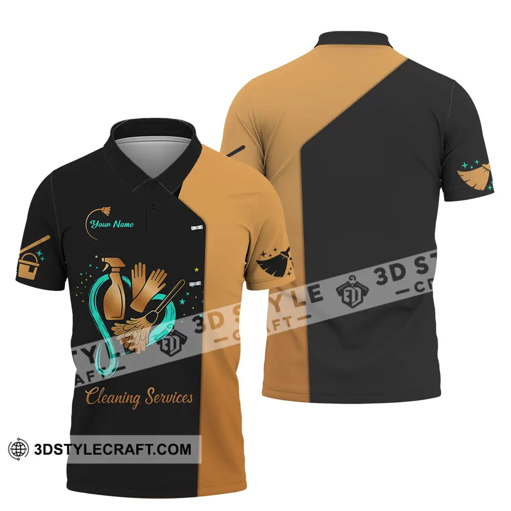 Unisex Shirt - Custom Cleaning Service Shirt Polo Shirt / S T-shirt