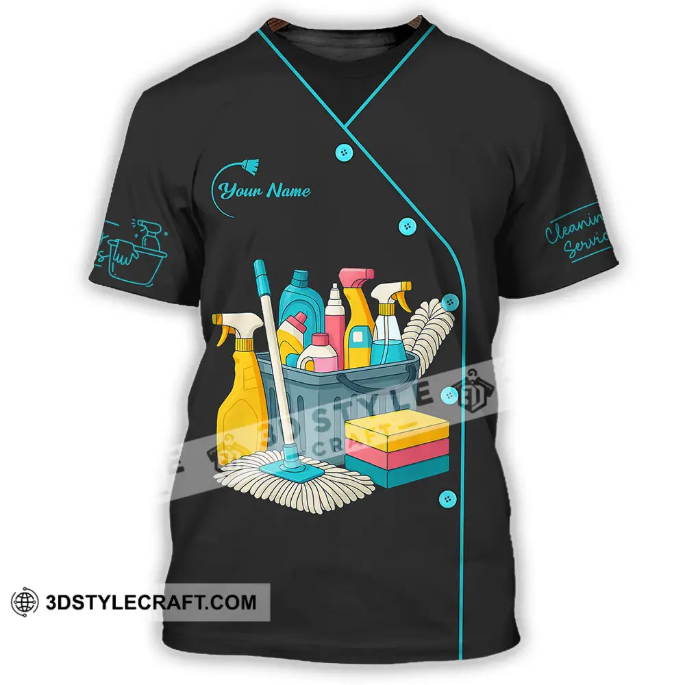 Unisex Shirt - Custom Cleaning Service Shirt T-Shirt / S T-shirt