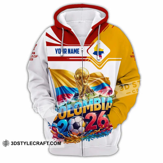 Unisex Shirt - Custom Colombia World Cup 2026 Shirt style option 4