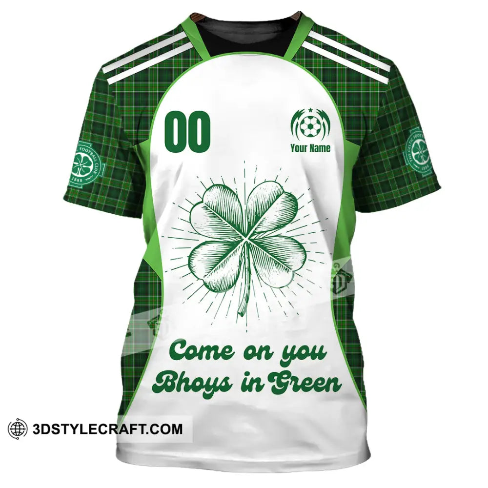 Unisex Shirt - Custom Come On You Bhoys In Green Shirt T-Shirt / S T-shirt