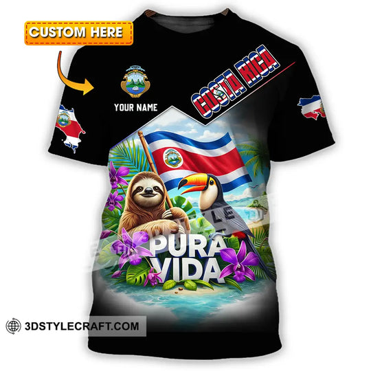 Unisex Shirt - Custom Costa Rica 3D Shirt style option 1
