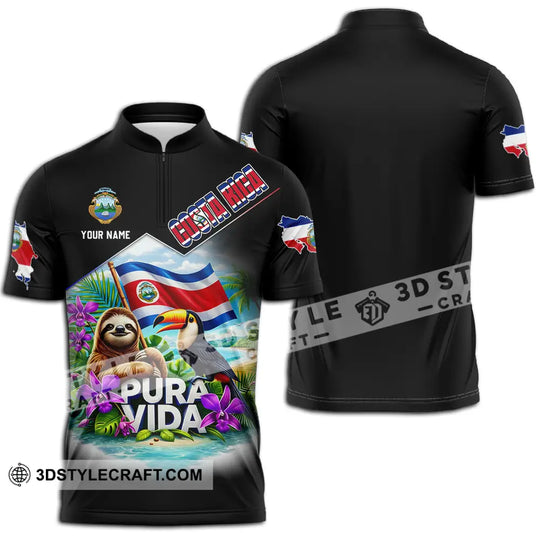 Unisex Shirt - Custom Costa Rica 3D Shirt style option 3