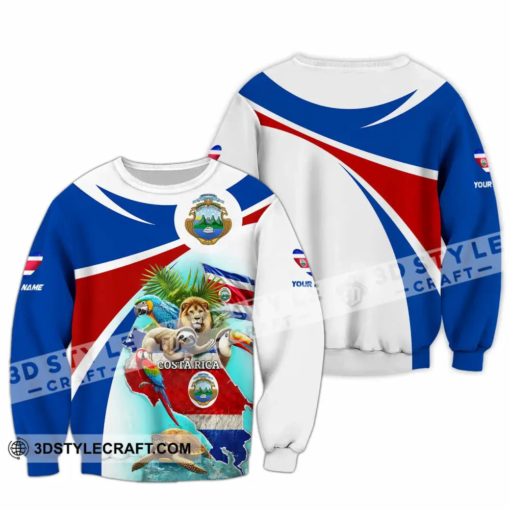 Unisex Shirt - Custom Costa Rica Shirt Long Sleeve / S T-shirt