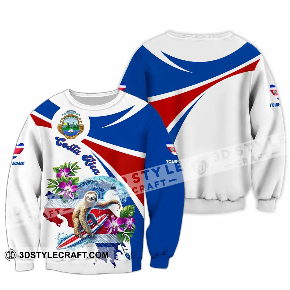 Unisex Shirt - Custom Costa Rica Shirt Long Sleeve / S T-shirt
