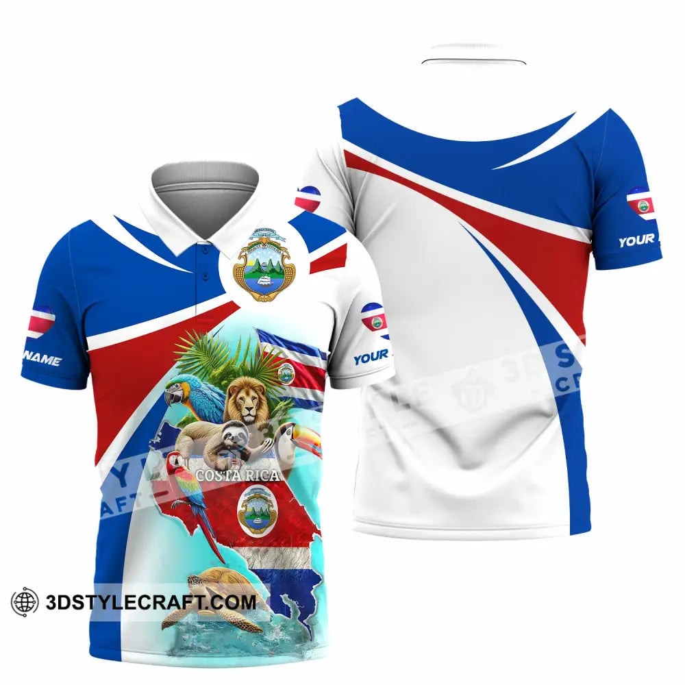 Unisex Shirt - Custom Costa Rica Shirt Polo Shirt / S T-shirt