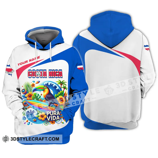 Unisex Shirt - Custom Costa Rica Pura Vida 3D Shirt style option 3