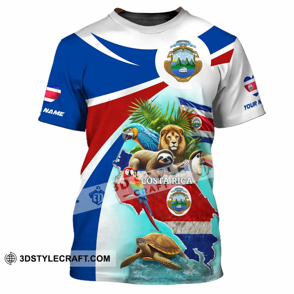 Unisex Shirt - Custom Costa Rica Shirt T-Shirt / S T-shirt