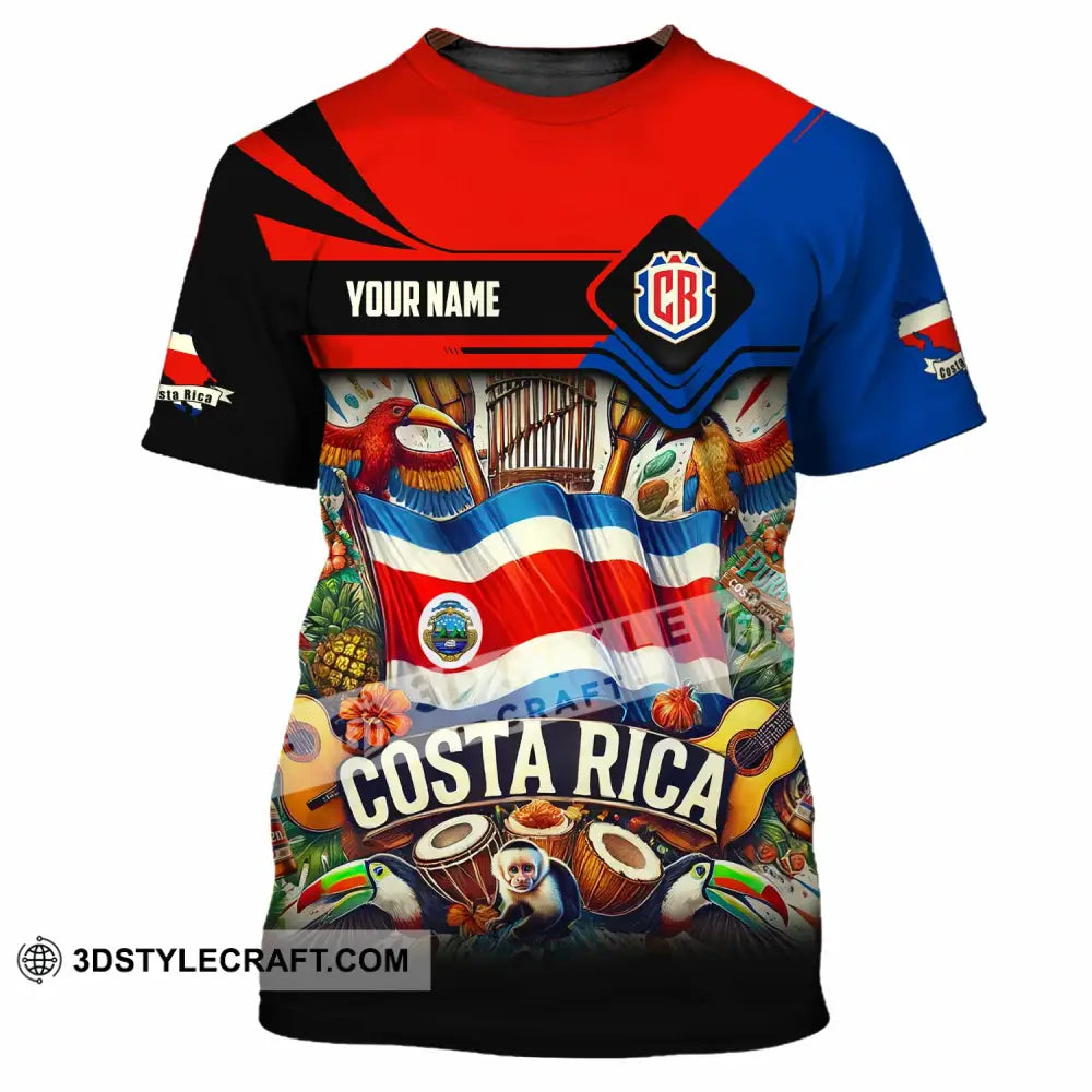 Unisex Shirt - Custom Costa Rica Shirt T-Shirt / S T-shirt