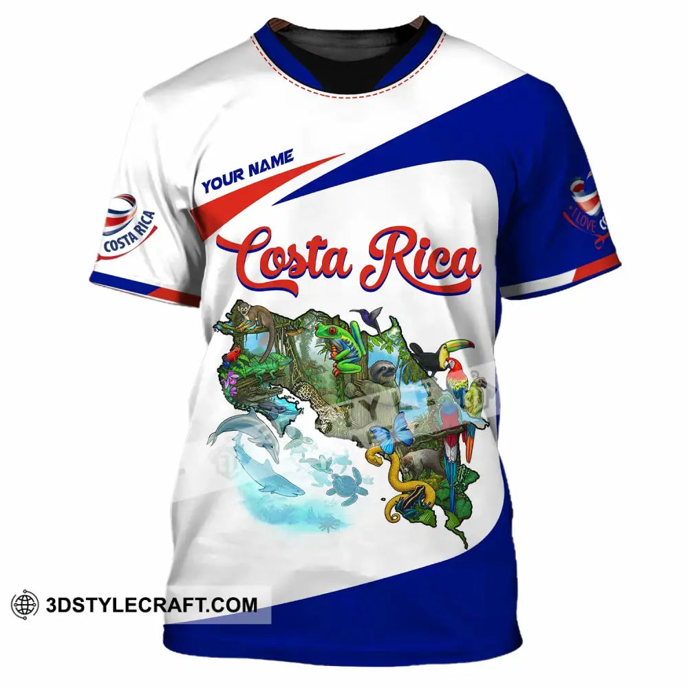 Unisex Shirt - Custom Costa Rica Shirt T-Shirt / S T-shirt