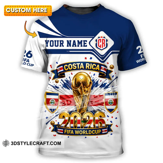Unisex Shirt - Custom Costa Rica World Cup 2026 Shirt style option 1